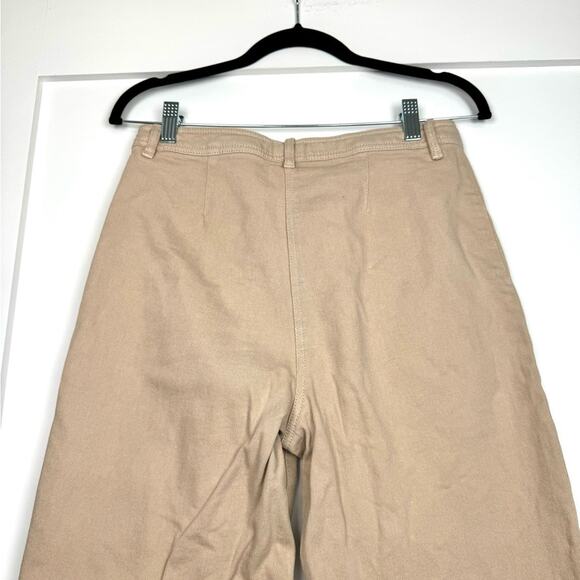 Aritzia Wilfred Free Modern Utility High Rise Straight Leg Tan Pants Size 4 - Picture 5 of 9
